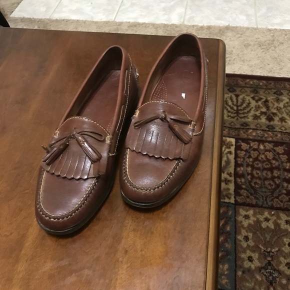 Cole Haan Resort Mens Brown Leather Loafers Shoes Size 10 D  Brown Cole Haan Mens Loafers size 10 D